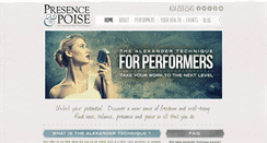 Desktop Screenshot of presenceandpoise.com